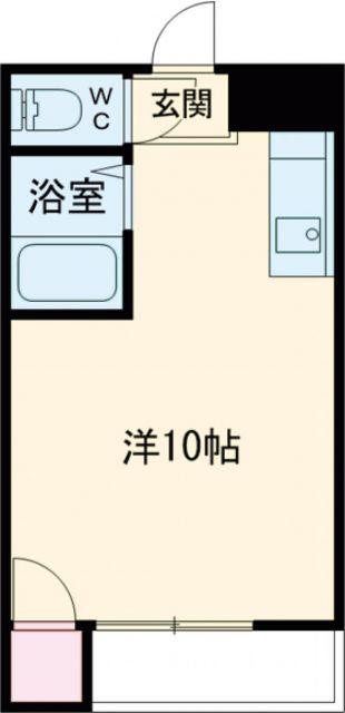 田中第2ビル(ワンルーム/2階)の間取り写真