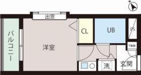 ジョイフル西荻窪七番館(1K/4階)の間取り写真