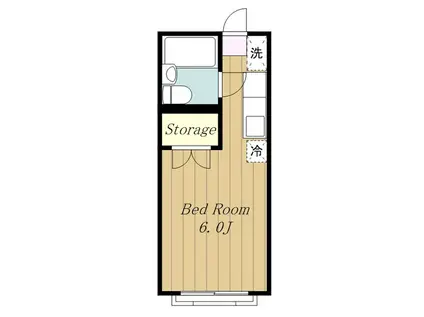 エステートピアエリゼ(ワンルーム/1階)の間取り写真