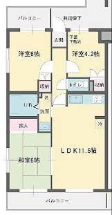 サンパークヒルズ高砂(3LDK/2階)の間取り写真