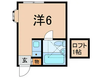メゾン目白台(ワンルーム/2階)の間取り写真