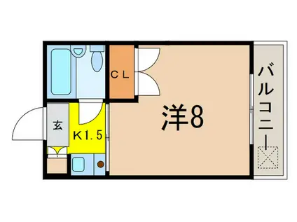 プレイハウス(1K/3階)の間取り写真