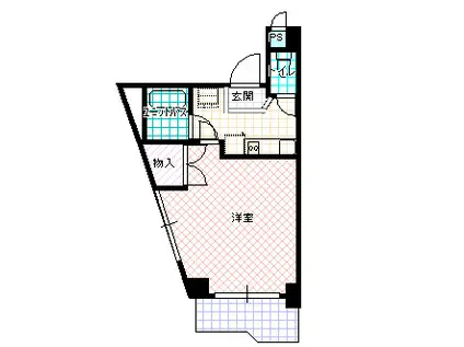 スピカハイム V(1K/2階)の間取り写真