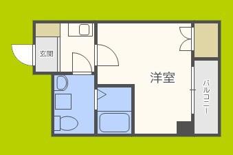 MY江之子島マンション(1K/4階)の間取り写真