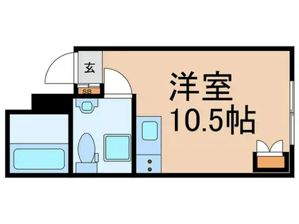 FERIOときわ台(ワンルーム/4階)の間取り写真