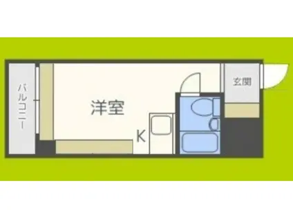 ライオンズマンション新大阪第5(ワンルーム/4階)の間取り写真