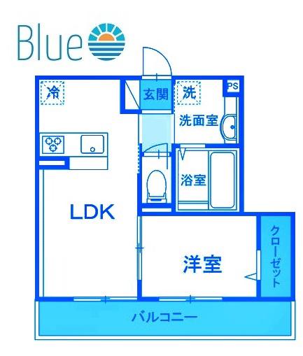 グランデ・ファーレ仲町台(1LDK/3階)の間取り写真