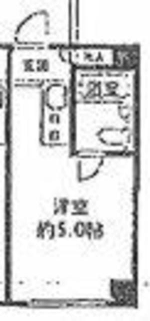 Mマンション(ワンルーム/3階)の間取り写真