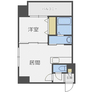 ECLAIR(1LDK/12階)の間取り写真