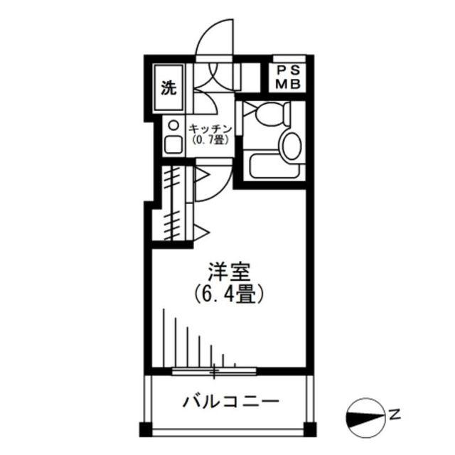 SOCIETY MIYAMAEDAIRA(1K/4階)の間取り写真