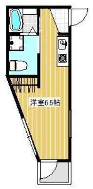 FJアスレイ壱番館(ワンルーム/3階)の間取り写真