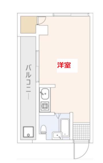 コーポナデシコ・I(1K/2階)の間取り写真