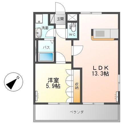 リポーズホーム(1LDK/2階)の間取り写真