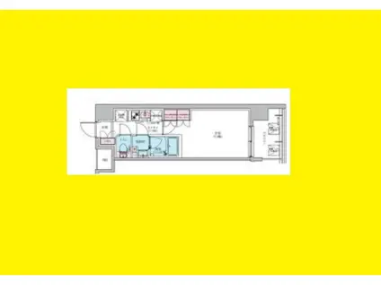 コンフォリア・リヴ新大阪Q(1K/2階)の間取り写真