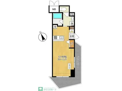 MARUEI 6(1K/6階)の間取り写真