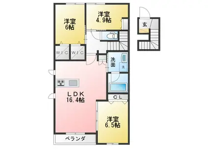 アークトゥルス(3LDK/2階)の間取り写真