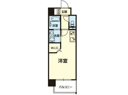 LALALA本山(ワンルーム/5階)の間取り写真