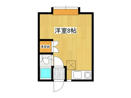 HANAハウス(ワンルーム/2階)の間取り写真