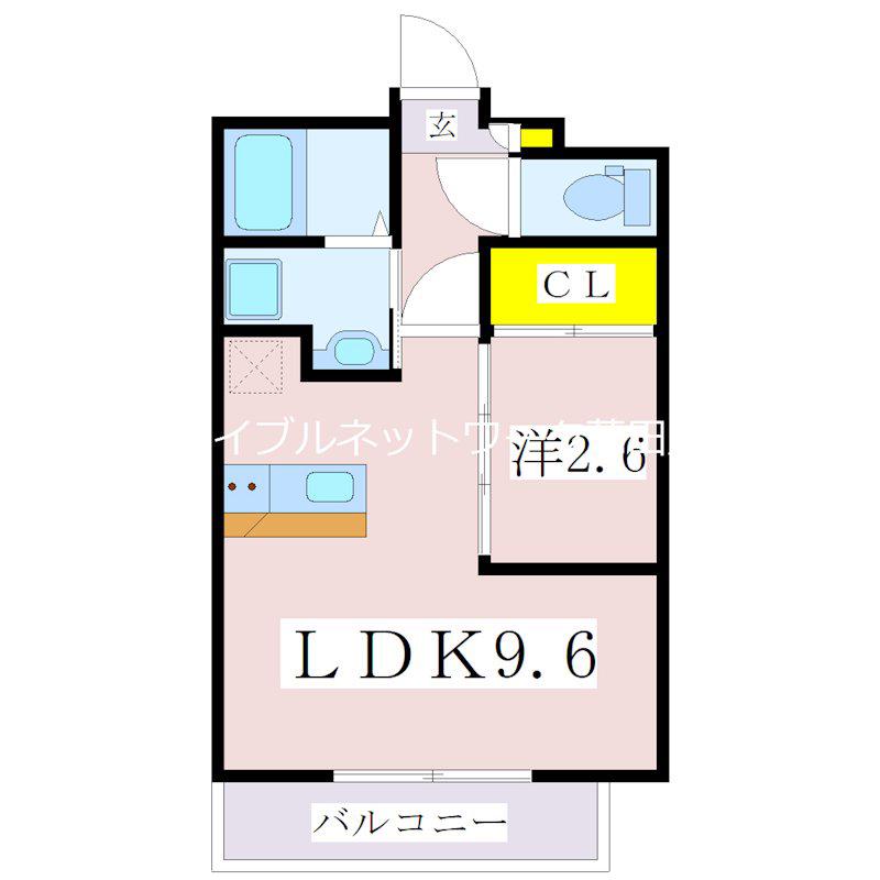 YSBLD.22(1LDK/5階)の間取り写真