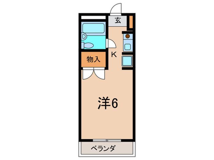 RENATUS伊丹(1K/5階)の間取り写真