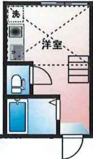 ルームズ吉祥寺(ワンルーム/2階)の間取り写真