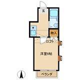 ジェイテラス草加(1K/1階)の間取り写真
