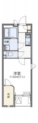 レオネクスト光(1K/3階)の間取り写真