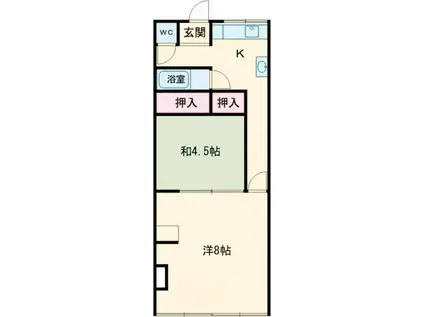 JBヴィンテージ(2K/5階)の間取り写真