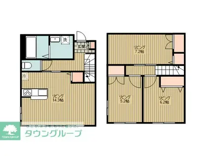 アイビーコート 101(3LDK/1階)の間取り写真