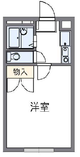 レオパレスNEXT DOOR(1K/2階)の間取り写真
