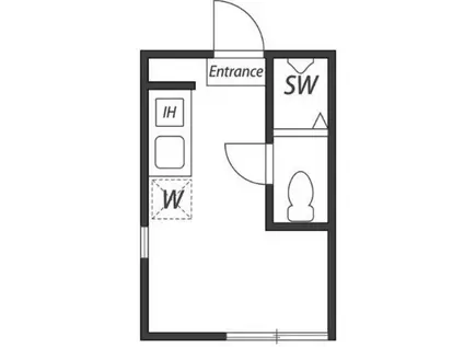 TOKYO β 練馬高野台1(ワンルーム/1階)の間取り写真