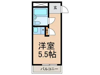 ハイシティ南青山(ワンルーム/4階)の間取り写真