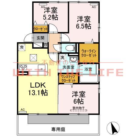 グラン エトワール(3LDK/1階)の間取り写真