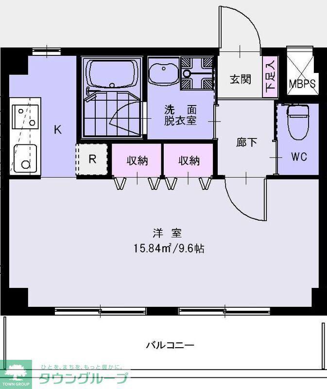 CASA“CAMINO”(ワンルーム/1階)の間取り写真