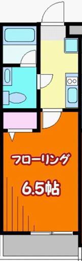 FILLE FLATS 川越南(1K/3階)の間取り写真