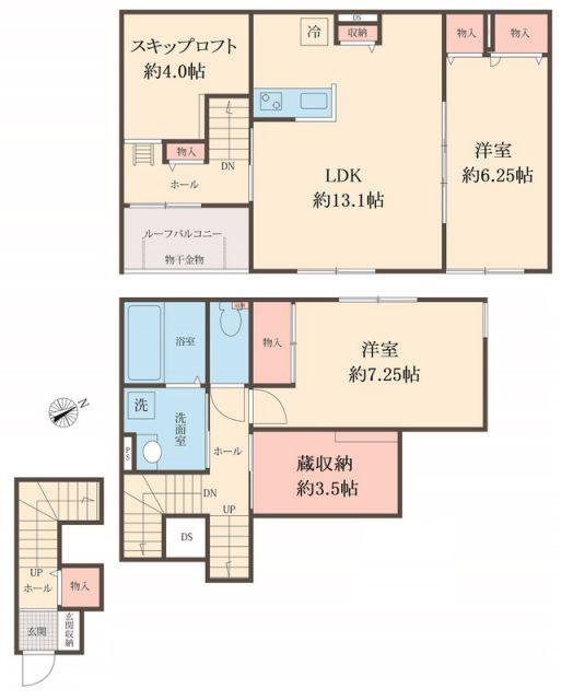 MAISON LIMONAIA(2LDK/2階)の間取り写真