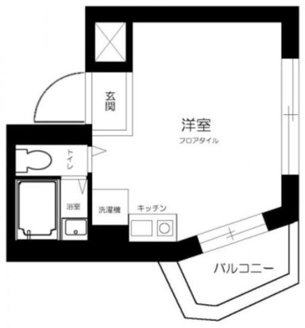 DRホームズ大山(ワンルーム/3階)の間取り写真