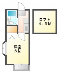 プチコーポ(1K/2階)の間取り写真