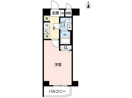 ARTESSIMO ARDITO (1K/4階)の間取り写真