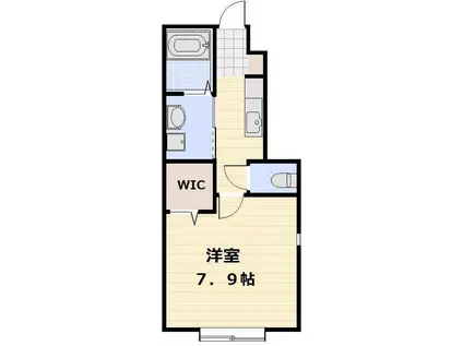 レーべンハイム(1K/1階)の間取り写真