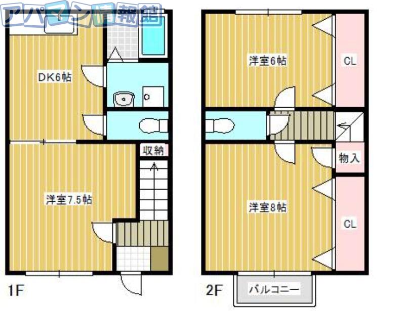 ハイエストヒル寺尾(3DK/1階)の間取り写真