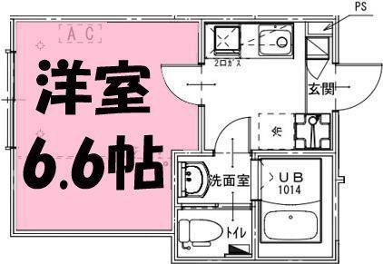 KEIAI RESIDENCE 東浦和(1K/1階)の間取り写真