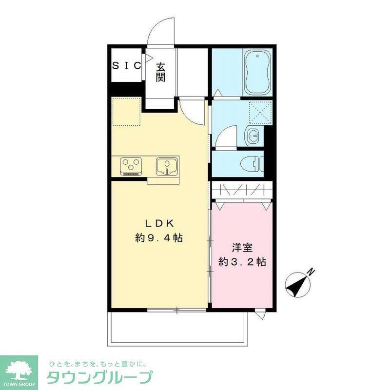 SHIN PRANA シンプラーナ(1LDK/2階)の間取り写真
