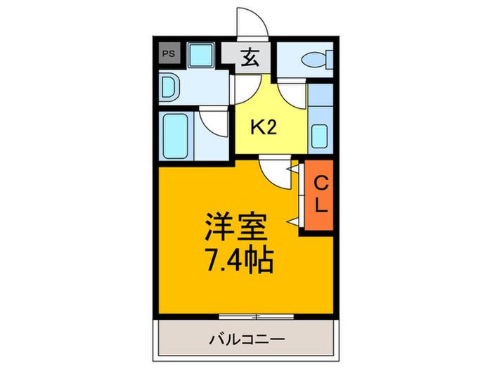 フジパレス パルトネールさとのII番館(1K/1階)の間取り写真