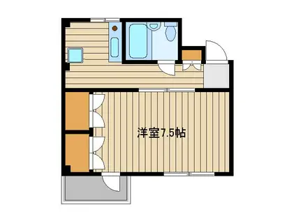 グランダムタバタ(1K/2階)の間取り写真