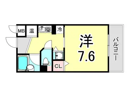 サニーメゾン(1K/2階)の間取り写真