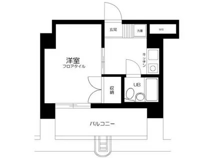21オギサカ志村坂上(1K/10階)の間取り写真