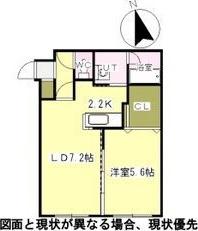 レモネード栄通(1LDK/1階)の間取り写真