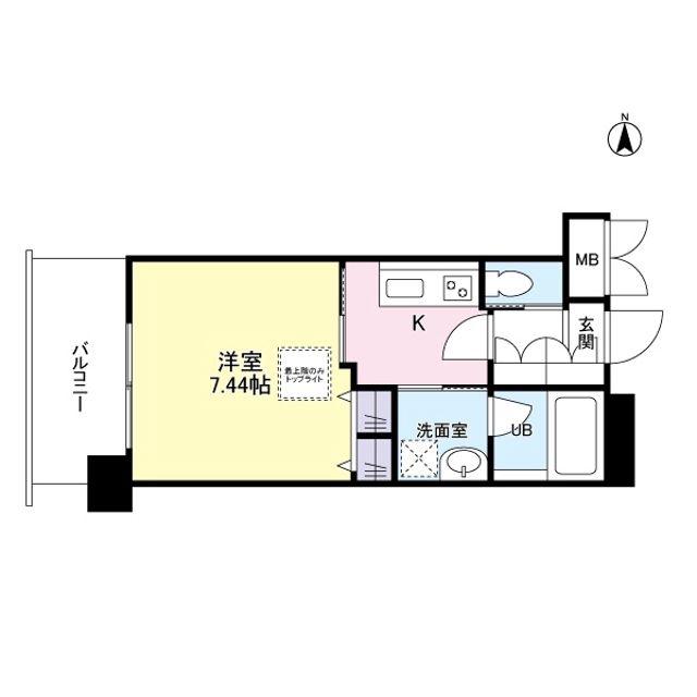 レジディア新大阪II(1K/3階)の間取り写真
