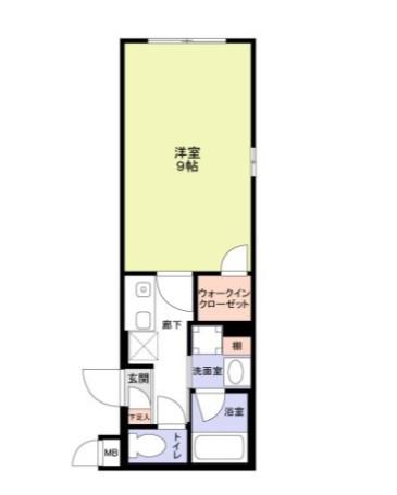 コンポジット亀戸ウエスト(1K/2階)の間取り写真